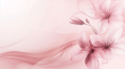 pink floral background