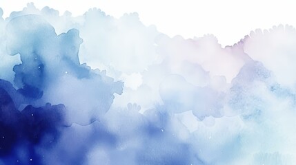 Fototapeta premium Elevate your projects with this luxury soft blue watercolor paper, featuring a stunning textured background for a refined look.