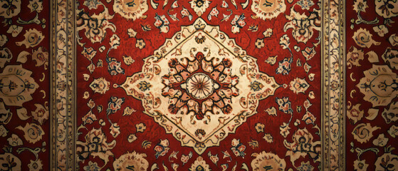 Exquisite Persian rug featuring intricate designs and luxurious textures