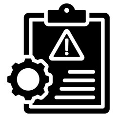 Failure Reporting Glyph Icon