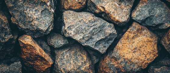 Fototapeta premium Rough granite texture featuring coarse and speckled patterns in natural settings