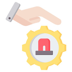 Incident Handling Flat Icon