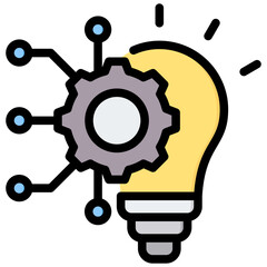 Disruptive Innovation Outline Color Icon