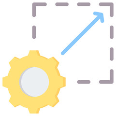 Scalability Flat Icon