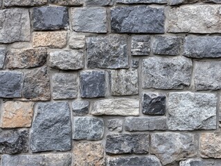 Fototapeta premium Gray and beige stone wall texture