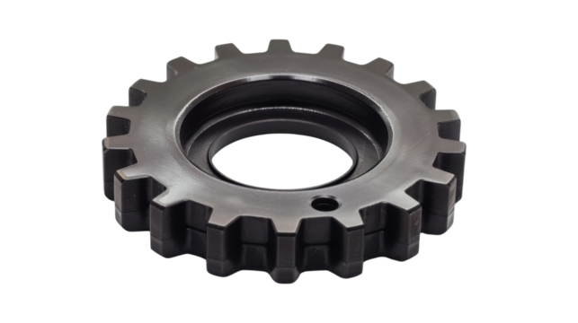 
Gear wheel on transparent background 
