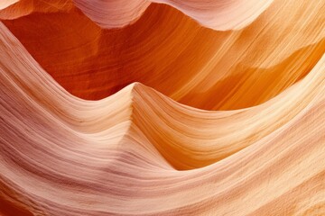 Obraz premium Swirling sandstone textures in a canyon.