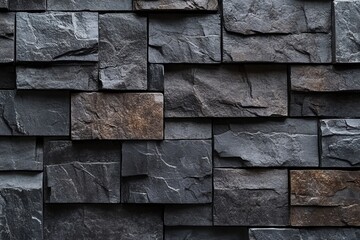 Dark gray stone wall texture background