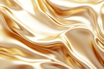 Fototapeta premium Luxurious golden silk fabric texture