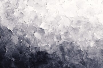 Obraz premium Abstract grayscale painting, textured strokes.