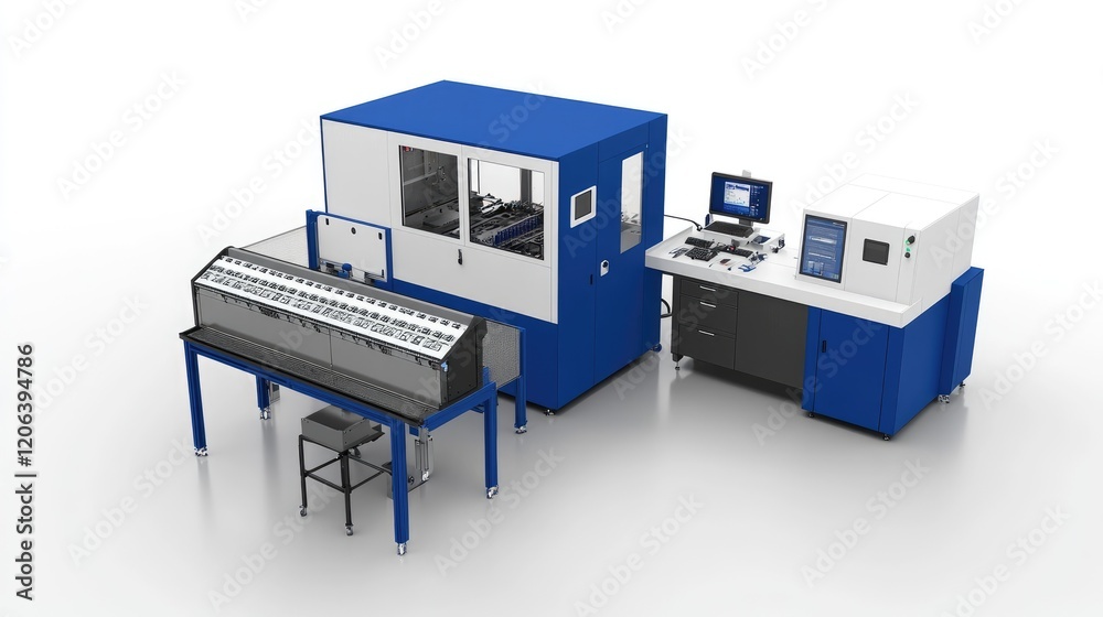 Poster Advanced Automated High Speed Industrial Printing Machine