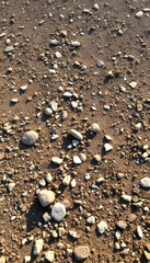 dirt surface with small stones 9, Side lit, with white tones