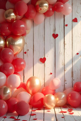  Red and Gold Valentine's Day Decorations Design