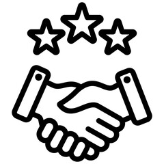 Partnership Outline Icon