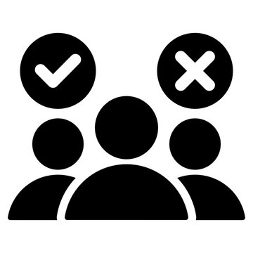 Partner Selection Glyph Icon