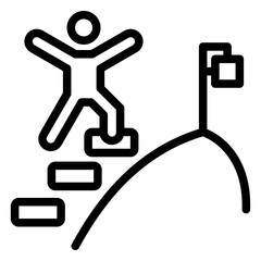 Milestone Outline Icon