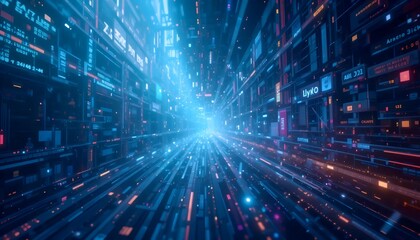 Fototapeta premium energy of fractal realms background design