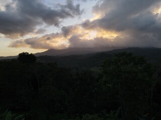 Beautiful sunset skyline photos