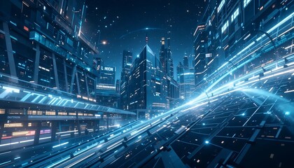 energy of fractal realms background design