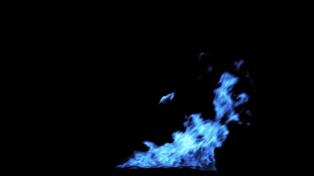 Fire 05 Loop Blue HD