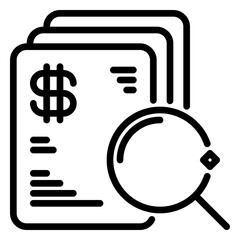 Search icon, line icon style