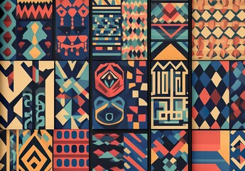 Neo-primitive design of seamless and geometric patterns