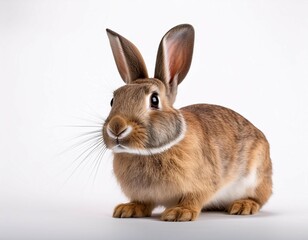 Fototapeta premium a rabbit on white background