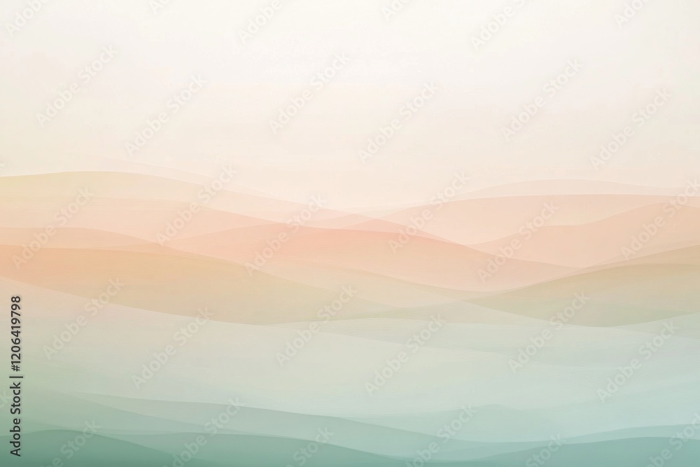 Wall mural a sophisticated abstract gradient background with muted earth tones.featuring gentle color transitio