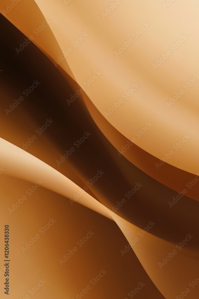 Wall mural a sophisticated abstract gradient background with rich browns and golds.featuring luxurious color tr