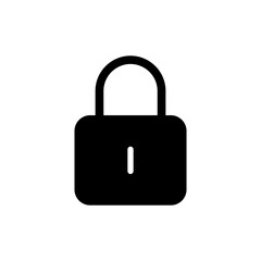Lock icon vector illustration. Padlock sign and symbol. Encryption icon. Security symbol