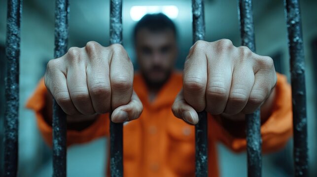 Prison life: inmate experience, confined environment, solitary routine, justice system, correctional facility, human struggle, locked cell, limited freedom, criminal reform, structured regimen.