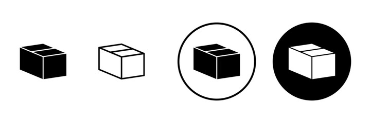 Box icon vector. box sign and symbol, parcel, package