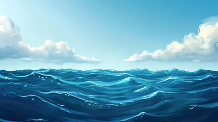 2d animated cartoon ocean depths. Ocean Depths. Illustration