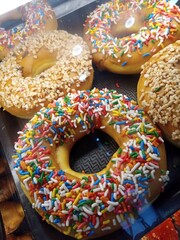 doughnuts with sprinkles