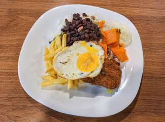 Brazilian meal plate