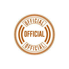 Obraz premium Official Stamp Graphic design vector element simple and modern