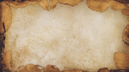 Old parchment texture featuring darkened edges and subtle age marks, evoking a sense of history