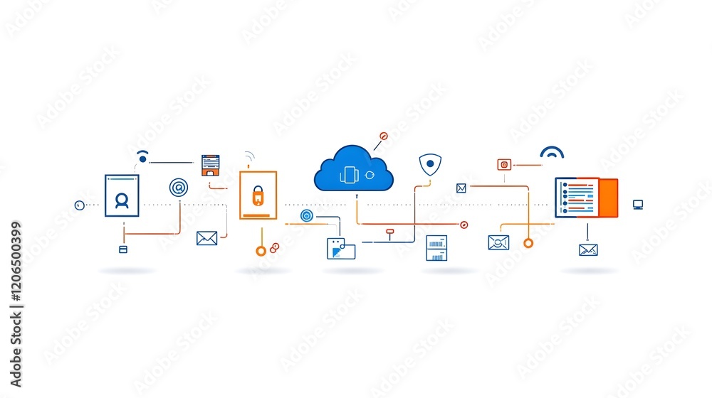 Poster Efficient Cloud Computing Network with Synchronized Data Flow Enabling Scalable Digital Solutions for Seamless Information Processing and Reliable Storage Services