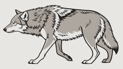 wolf vector illustration