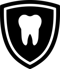 Dental Insurance Glyph Icon