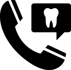 Dental Consult Glyph Icon