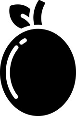 Passion Fruit Glyph Icon