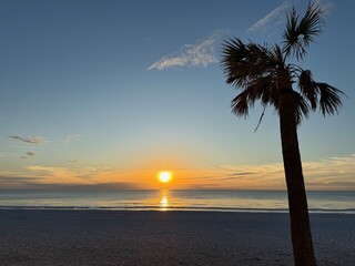 Sunset over the Gulf of Mexico off Anna Maria Island
