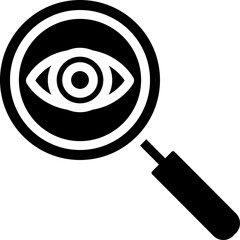 Investigation Glyph Icon
