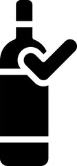 Wine Selection Glyph Icon