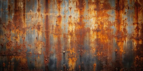Fototapeta premium Highly Textured Rusted Metal Sheet Background for Design Projects