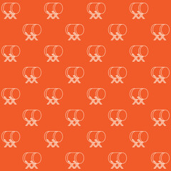 Bedug Islamic Vector Seamless Pattern