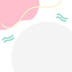 business marketing square pink color trend