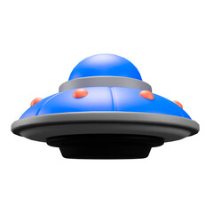 Fototapeta premium 3d illustration of UFO aircraft