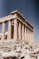 Obraz premium Parthenon on Acropolis of Athens in Greece